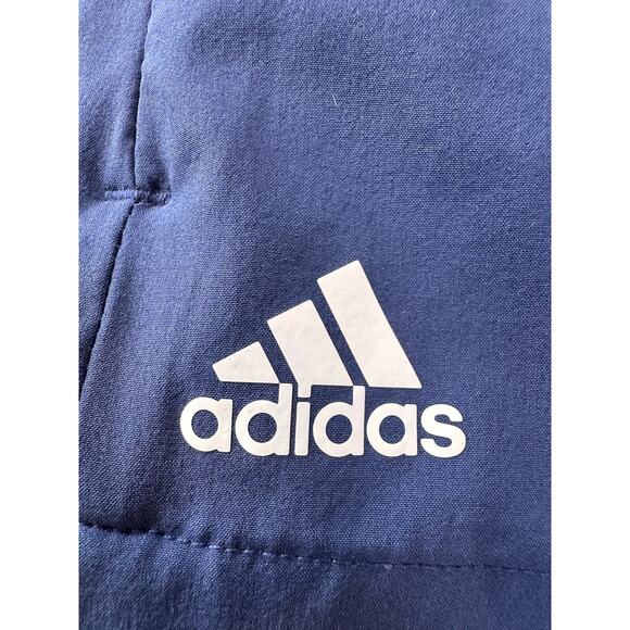 ADIDAS Unisex Blue Track Zip Up Jacket - Picture 3 of 6